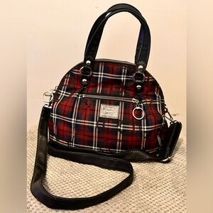 Coach 2011 Poppy Tartan Plaid Satchel and Shoulder Strap